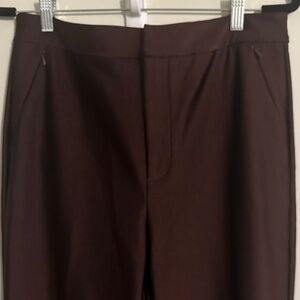 Good American Brown elegant shine trousers